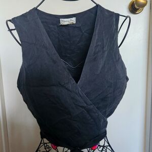Christian Dior Boutique wrap top